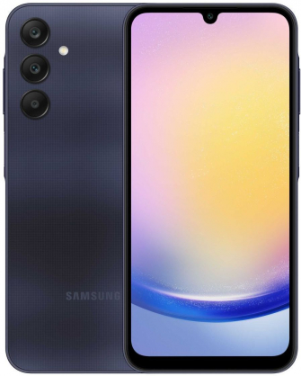 Samsung Galaxy A256F A25 6/128GB 5G DS Blue Black 8806095152554 A256B/DS_6/128_BLACK (8806095152554) Mobilais Telefons