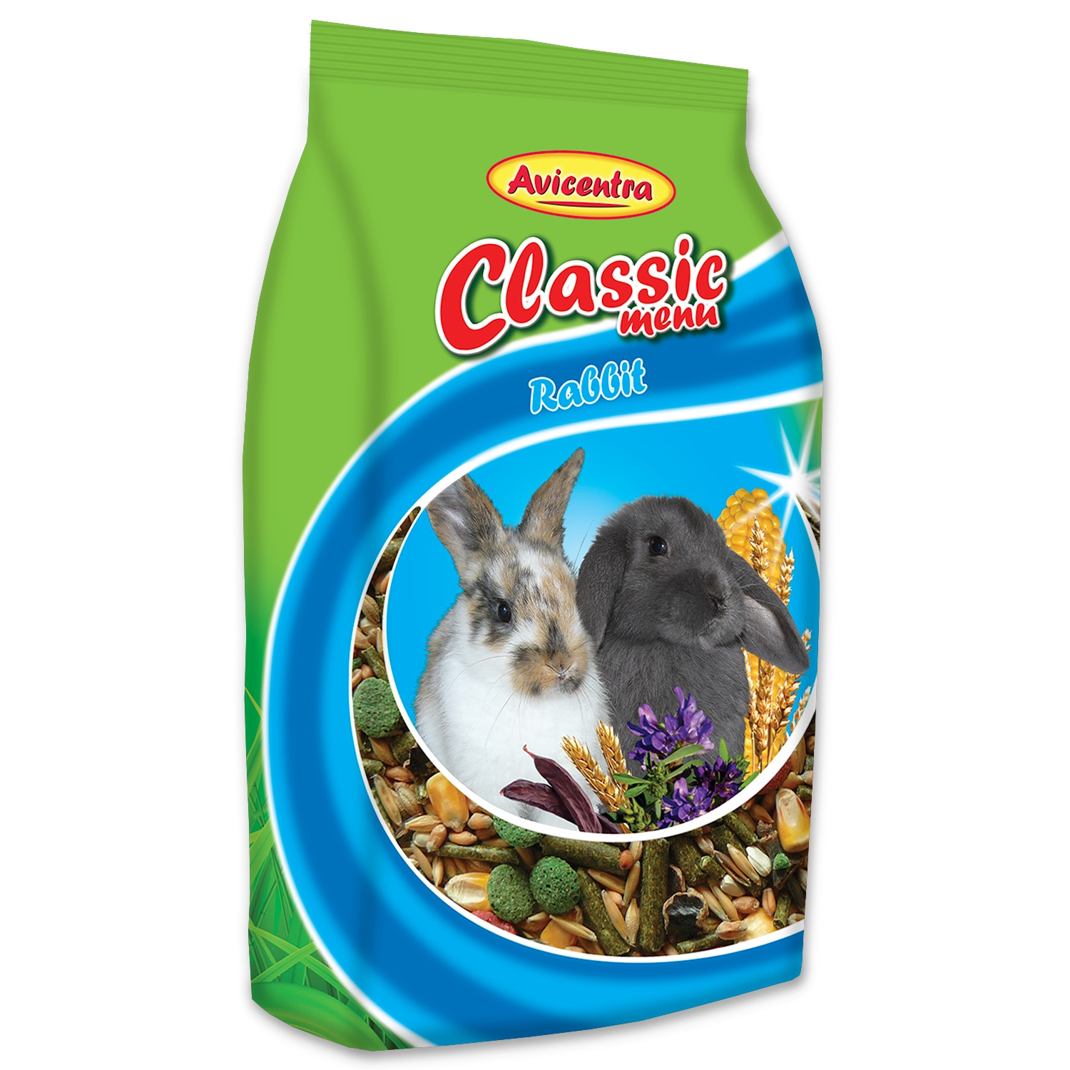 Barība trušiem – Avicentra food special for rabbits, 1 kg 111012 (8594048031949)