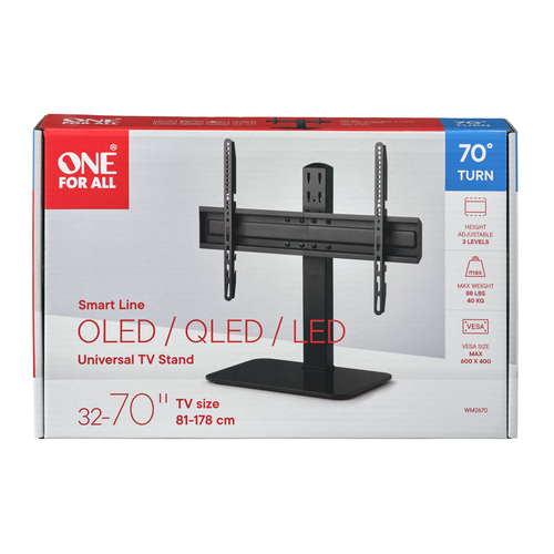 One for All TV-Ständer TableTop Smart TURN 70 32 -70      WM2670 TV stiprinājums