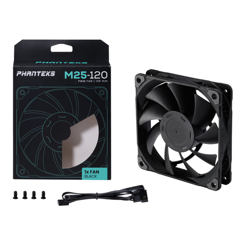 PHANTEKS M25 PWM Lufter - 120mm, schwarz ventilators