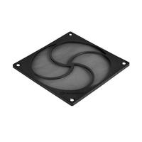 SilverStone SST-FF125B magnetischer Highflow Staubfilter, schwarz - 120mm ventilators