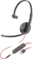 HP Poly Blackwire 3215 USB-A Headset austiņas