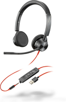 HP Poly Blackwire 3325 USB-A Headset austiņas