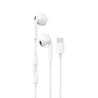 Dudao in-ear headphones with USB Type-C connector white (X14PROT) austiņas