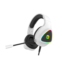 CANYON Shadder GH-6, RGB gaming headset with Microphone, Microphone frequency response: 20HZ~20KHZ,  ABS+ PU leather, USB*1*3.5MM jack plug, austiņas