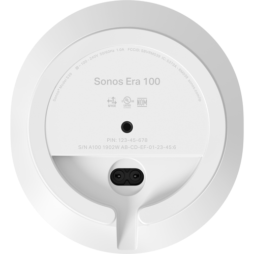 SONOS ERA 100 WHITE pārnēsājamais skaļrunis