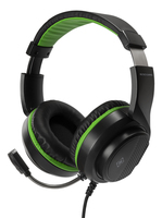 Stereo žaidimų ausinės DELTACO GAMING skirta XBOX Series X / S, 2m kabelis, 40mm, juodos/žalios spalvos / GAM-128 austiņas