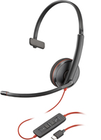 HP Poly Blackwire 3210 USB-C Headset austiņas