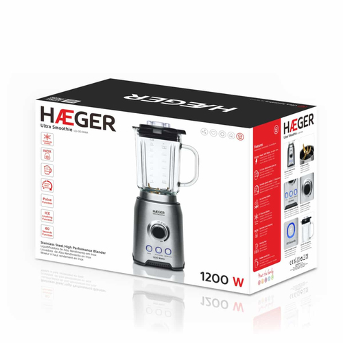 Haeger LQ-120.006A Ultra Smothie Kruzes blenderis 1200W Blenderis