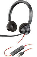 HP Poly Blackwire 3320 USB-A Headset austiņas