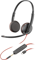 HP Poly Blackwire C3225 USB-C Headset austiņas