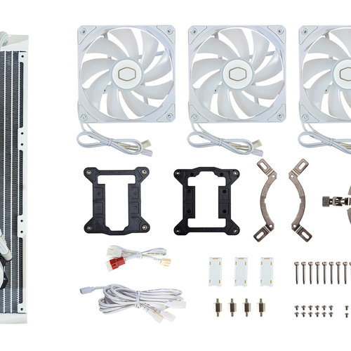 COOLER MASTER Masterliquid 360L Core WH ventilators