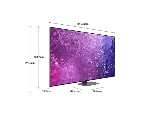 TV Set|SAMSUNG|65"|4K/Smart|QLED|3840x2160|Tizen|QE65QN90CATXXH LED Televizors