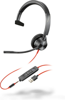 HP Poly Blackwire 3315 USB-A Headset austiņas