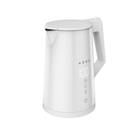 AENO Electric Kettle EK8S Smart: 1850-2200W, 1.7L, Strix, Double-walls, Temperature Control, Keep warm Function, Control via Wi-Fi, LED-disp Elektriskā Tējkanna