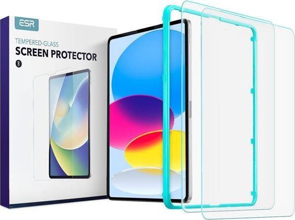 Etui na tablet ESR SZKLO HARTOWANE ESR TEMPERED GLASS 2-PACK IPAD 10.9 2022 CLEAR planšetdatora soma