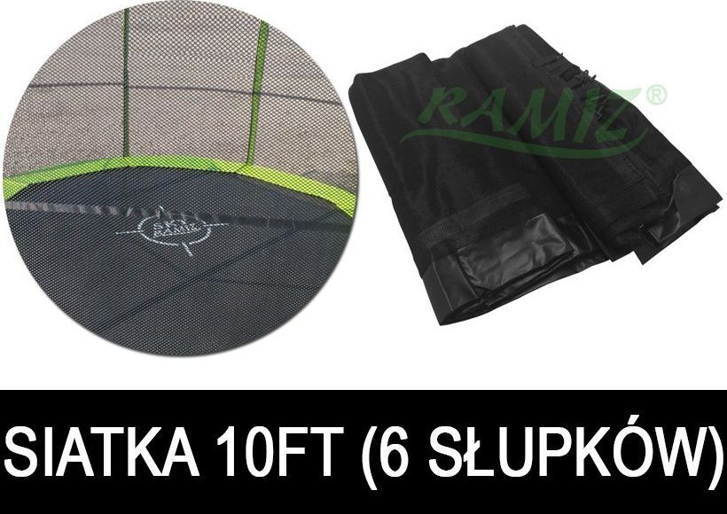 Joko Siatka Do Trampoliny 10FT - 6 pol Czarna ADT.SIA.10FT.6P.CZ (5903864910346)