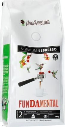 Kawa ziarnista Johan & Nystrom Fundamental Espresso 500 g KAWJN003 (7350045064912) piederumi kafijas automātiem