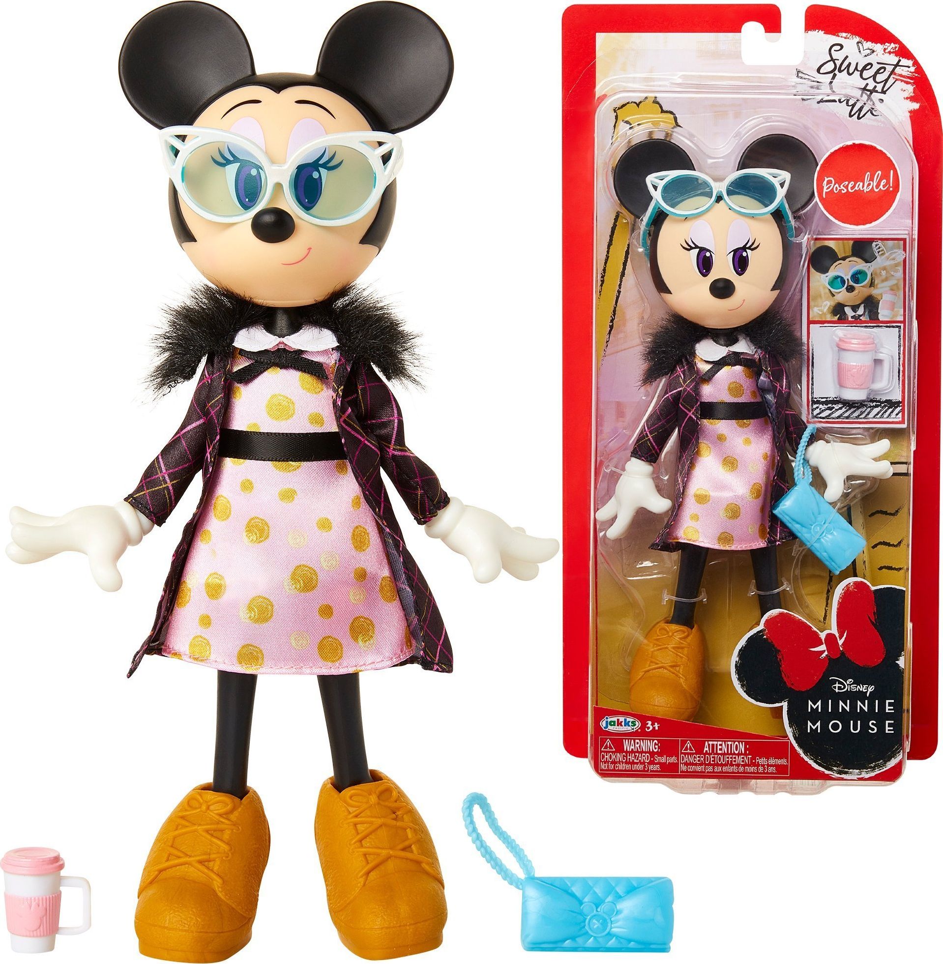 Figurka Jakks Pacific Disney Myszka Minnie Sweet Latte (20257) 10990-uniw (192995202573) bērnu rotaļlieta