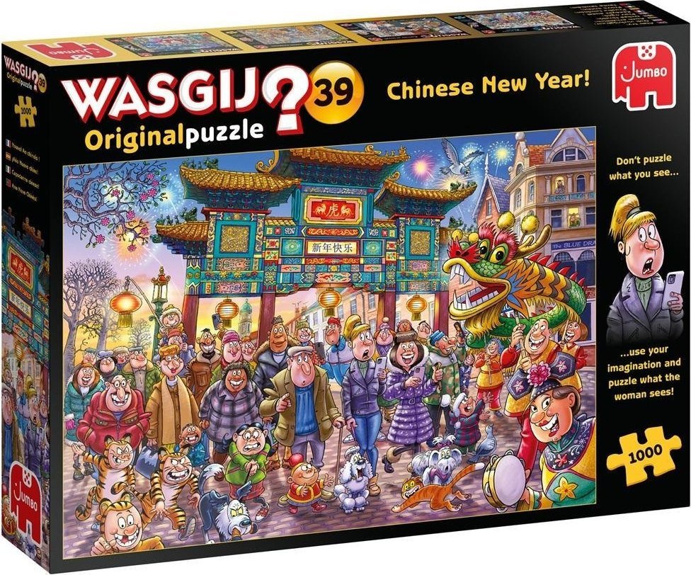 Puzzle 1000 elements Wasgij Original Chinese New Year puzle, puzzle