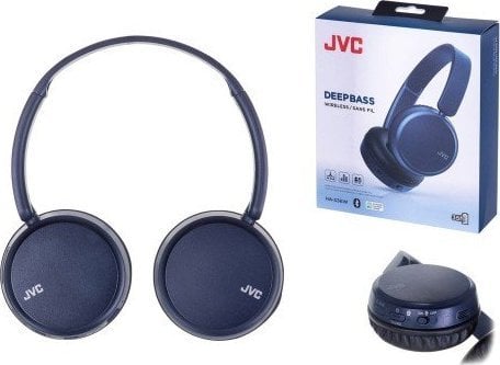 JVC HA-S36W, Wireless, Calls/Music, 20 - 20000 Hz, 157 g, Headphones, Blue austiņas