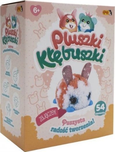 Creative set Pluszki-Klebuszki 54 elements Bunny galda spēle