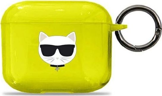 Karl Lagerfeld Etui ochronne KLA3UCHFY Choupette do AirPods 3 zolte KLD573YEL (3666339009243)