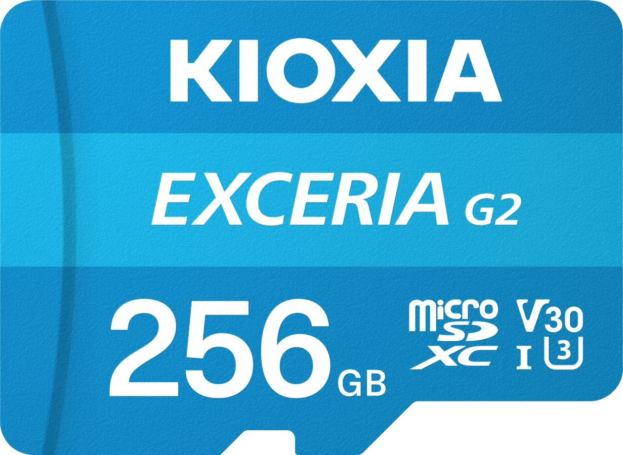 Kioxia Exceria Gen2 microSDHC 256GB UHS-I U3 V30 atmiņas karte
