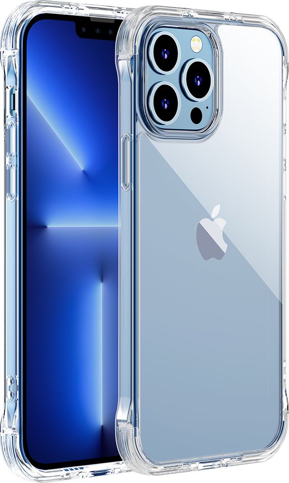 Joyroom Joyroom Defender Series etui pokrowiec do iPhone 13 Pro pancerna obudowa z haczykami podstawka przezroczysty (JR-BP955) maciņš, apvalks mobilajam telefonam
