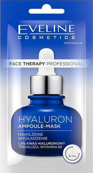 Eveline Eveline Face Therapy Professional Maska-ampulka Hyaluron 8ml 0847476 (5903416047476)
