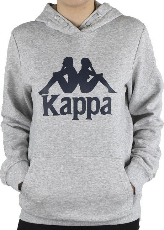 Kappa Kappa Taino Kids Hoodie 705322J-18M szary 128 705322J-18M (4056142350325)