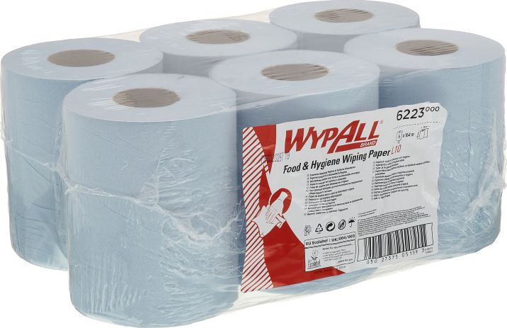 Kimberly-Clark Kimberly-Clark Wypall Reach - Higieniczne reczniki papierowe w rolce z centralnym odwijaniem - Niebieskie 6223000 (5027375051