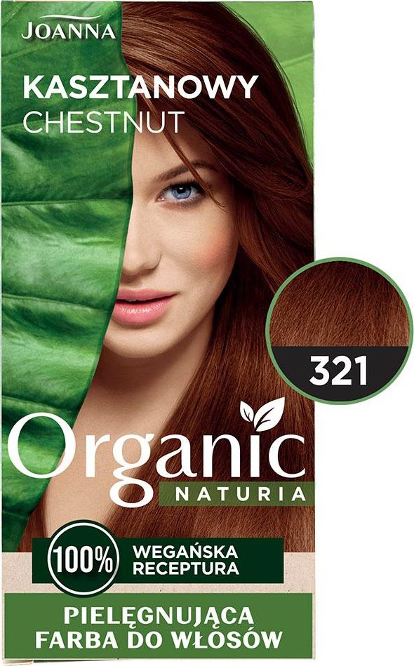 JOANNA PROFESSIONAL Joanna Naturia Organic pielegnujaca farba do wlosow 321 Kasztanowy 5901018020248 (5901018020248)