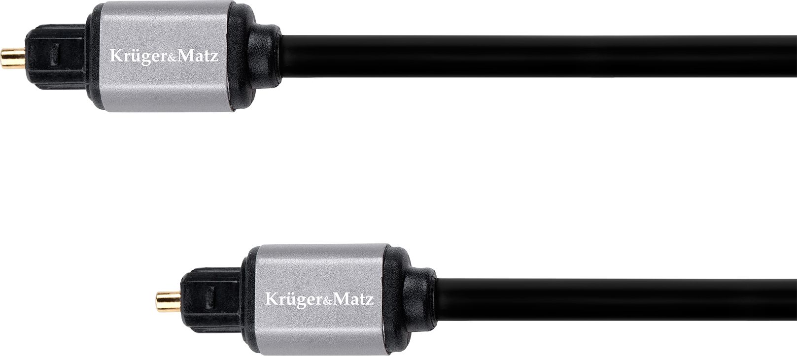 Kabel Kruger&Matz Toslink - Toslink 10m czarny (KM1222) KM1222 (5901890033183) kabelis video, audio