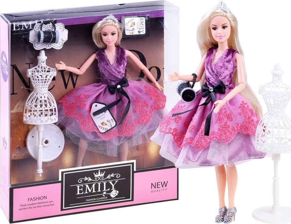 Jokomisiada Emily Lalka w wieczorowej sukni + akcesoria ZA3137 ZA3137 (5905258503677) bērnu rotaļlieta