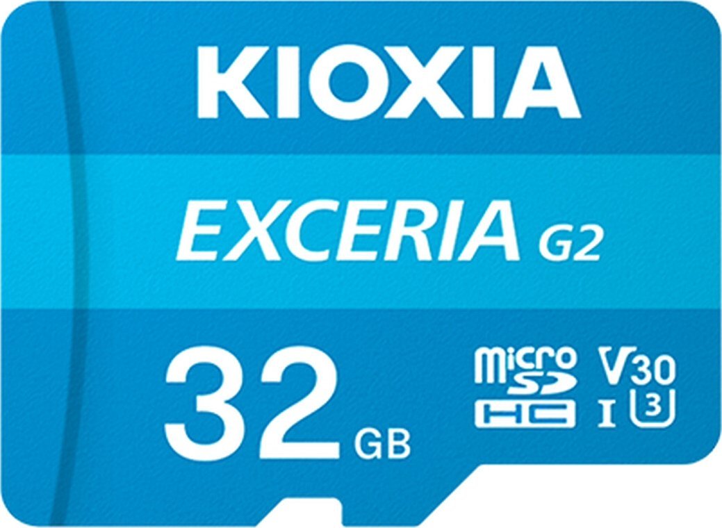 Kioxia Exceria Gen2 microSDHC 32GB UHS-I U3 V30 atmiņas karte