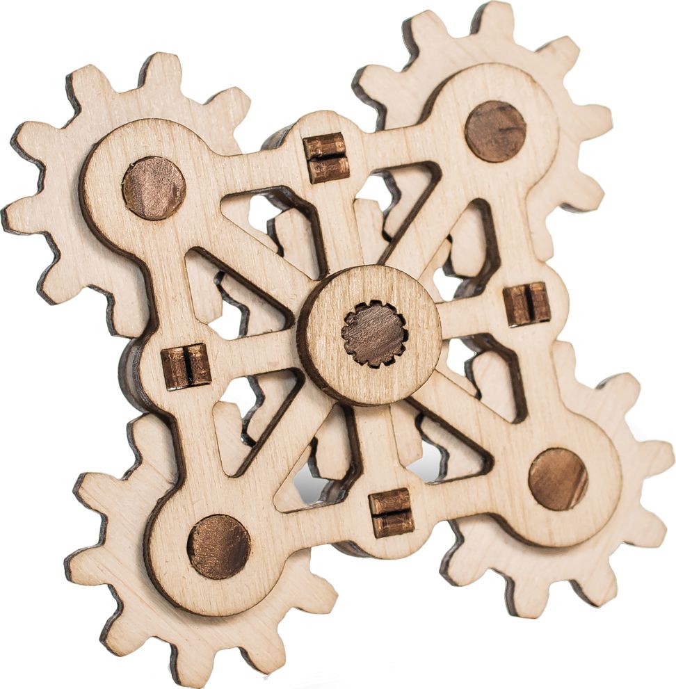 EcoWoodArt EWA Drewniane Puzzle 3D Mini Twister 519264 (4815123000143) puzle, puzzle