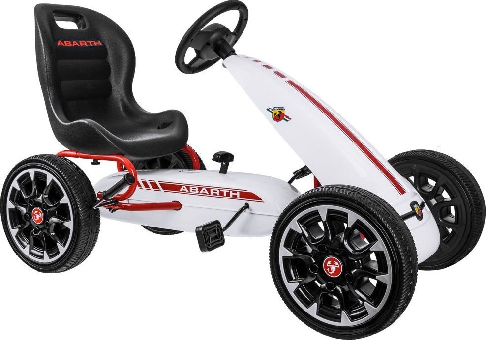 Jokomisiada GOKART ABARTH na pedaly Duze miekkie kola PA0167 PA0167 BI (5905258513447)