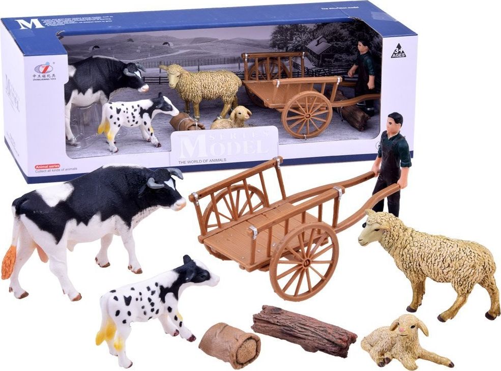 Figurka Jokomisiada Zwierzeta, zagroda, krowa (ZA2606 B) ZA2606 B (5905258512877) bērnu rotaļlieta