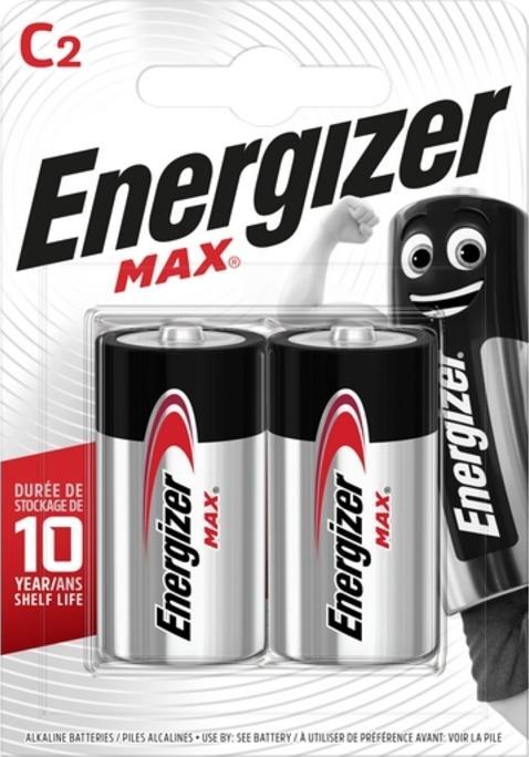 Energizer Bateria Max C / R14 2 szt. EN-426809 (7638900426809) Baterija