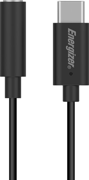Adapter AV Energizer Energizer Ultimate - Adapter audio USB-C do jack 3,5 mm 11 cm (Czarny) C112CABK (3492548231270)