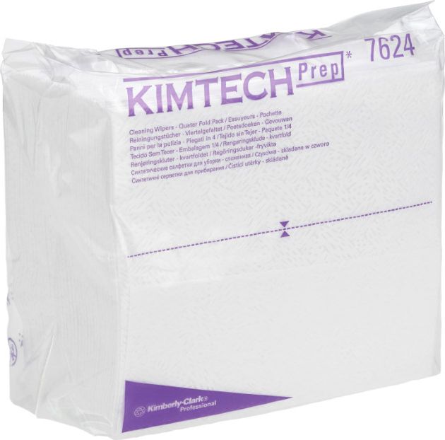 Kimberly-Clark Kimberly-Clark Kimtech Pure - Higieniczne sciereczki do czyszczenia, skladane - Biale 7624 (5027375018886)