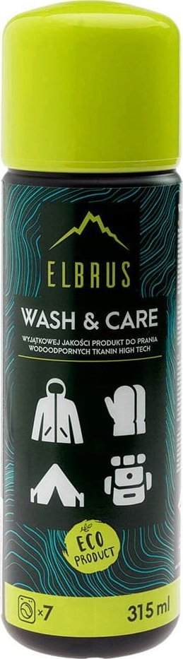 Elbrus Plyn do prania tkanin wodoodpornych w butelce 315ml, Elbrus Wash & Care plyn-do-prania-Elbrus-butelka (5902786387397) Sadzīves ķīmija