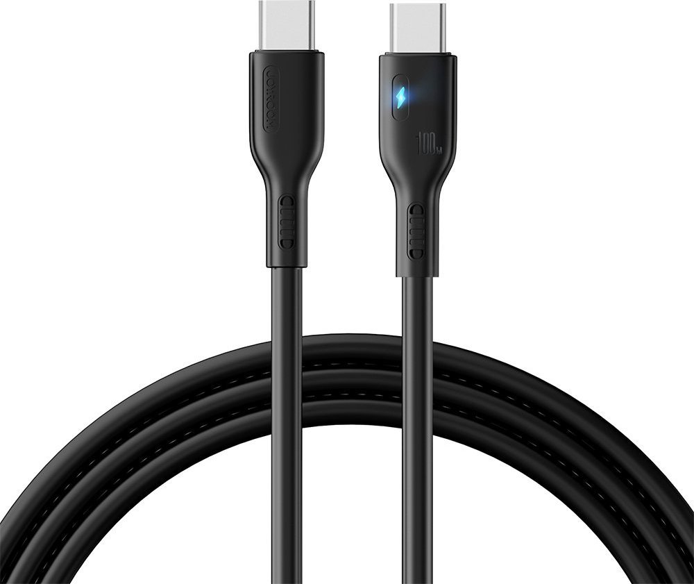 Kabel USB Joyroom USB-C - USB-C 2 m Czarny (JYR720) JYR720 (6956116769079) USB kabelis