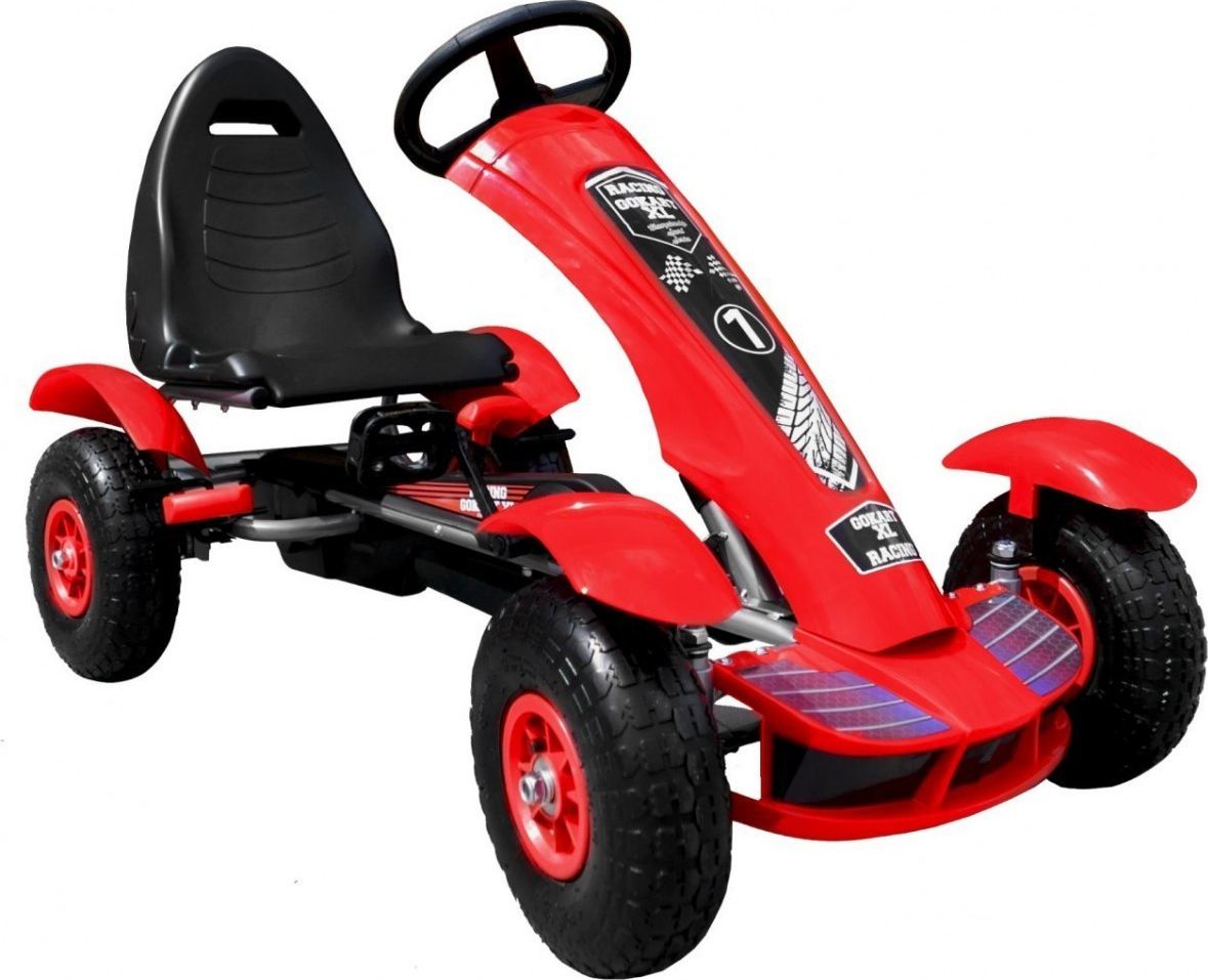 Joko Duzy Gokart Pompowane Kola Czerwony F618.CR (5903864909708)