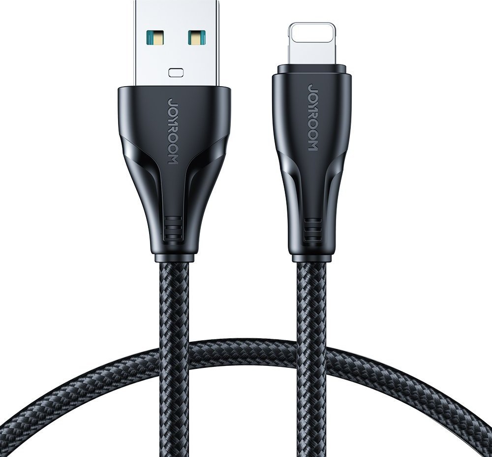 Kabel USB Joyroom USB-A - Lightning 0.25 m Czarny (JYR706) JYR706 (6956116703004) USB kabelis