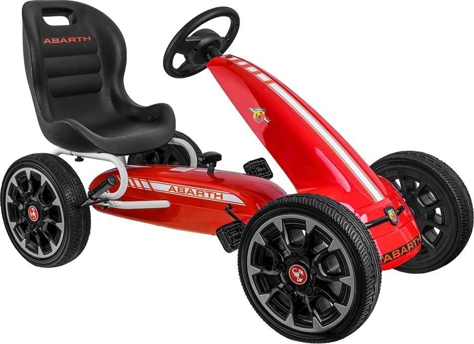 Jokomisiada GOKART ABARTH na pedaly Duze miekkie kola PA0167 PA0167 CZ (5905258513430)