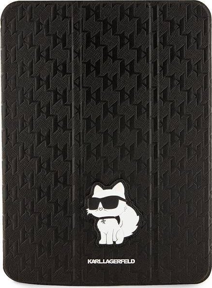 Etui na tablet Karl Lagerfeld Etui Karl Lagerfeld KLFC11SAKHPCK Apple iPad 10.9 2022 (10. generacji) czarny/black Saffiano Monogram Choupett planšetdatora soma