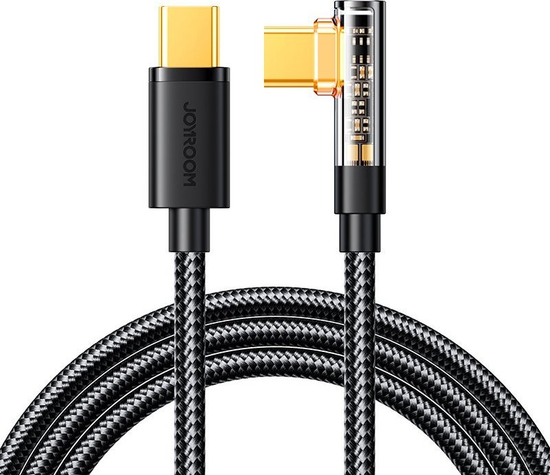 Kabel USB Joyroom USB-C - USB-C 1.2 m Czarny (JYR651) JYR651 (6956116725860) USB kabelis