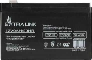 EXTRALINK 12V 9Ah AGM battery UPS aksesuāri